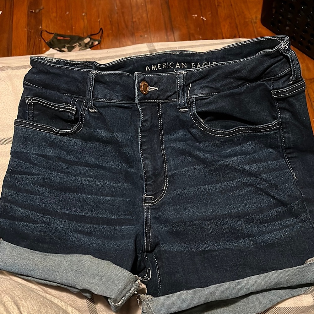 American Eagle dark blue Jean shorts